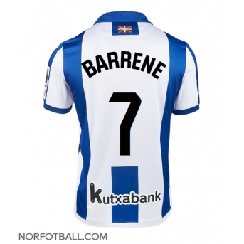 Billige Fotballdrakt Real Sociedad Ander Barrenetxea #7 Replika Hjemmedrakt 2024-25 Kortermet